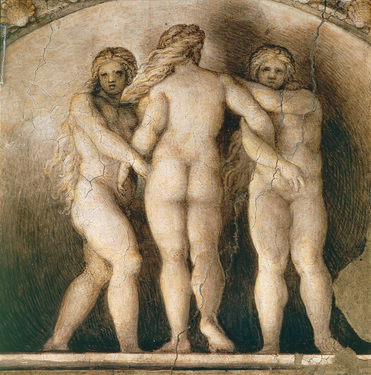 Lunette of three Fates, detalje af dekoration fra St. Paul