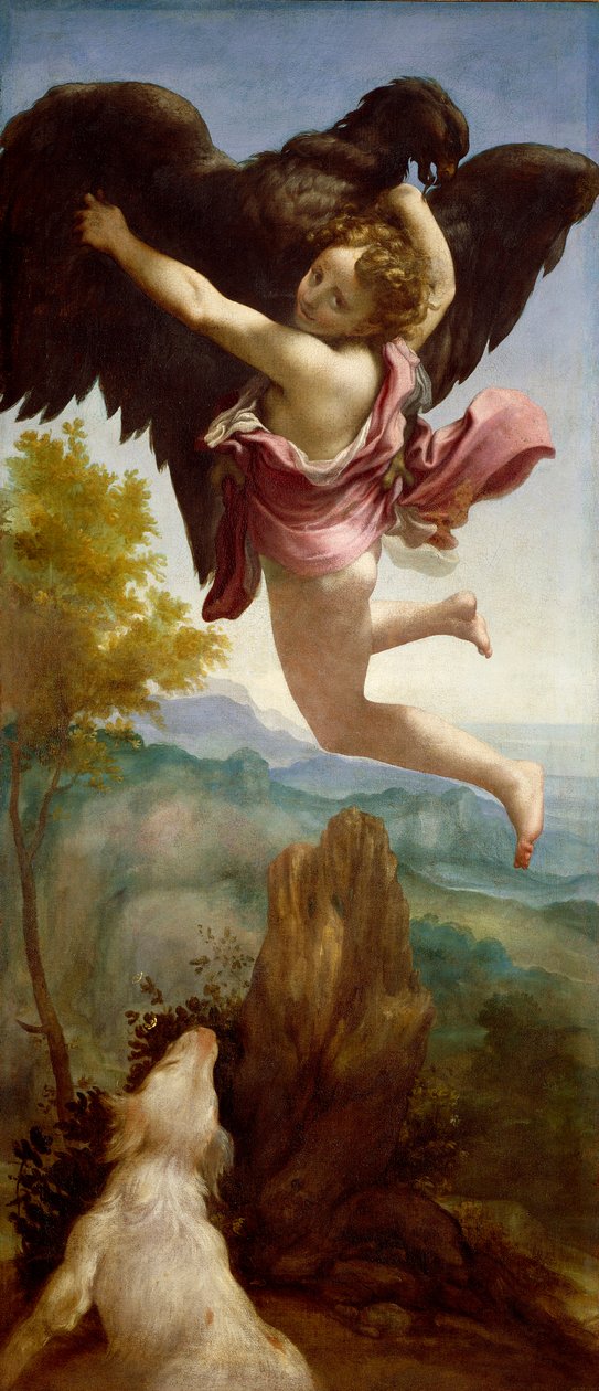 Bortførelsen af Ganymedes af (c.1489 1534) Correggio