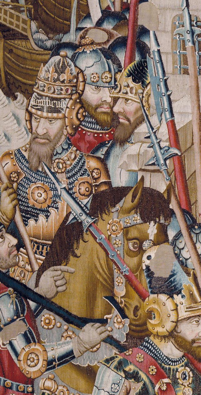 The Trojan War: The Destruction of Troy, ca. 1470 (tapet) af (fl.1450 75) Master of Coetivy