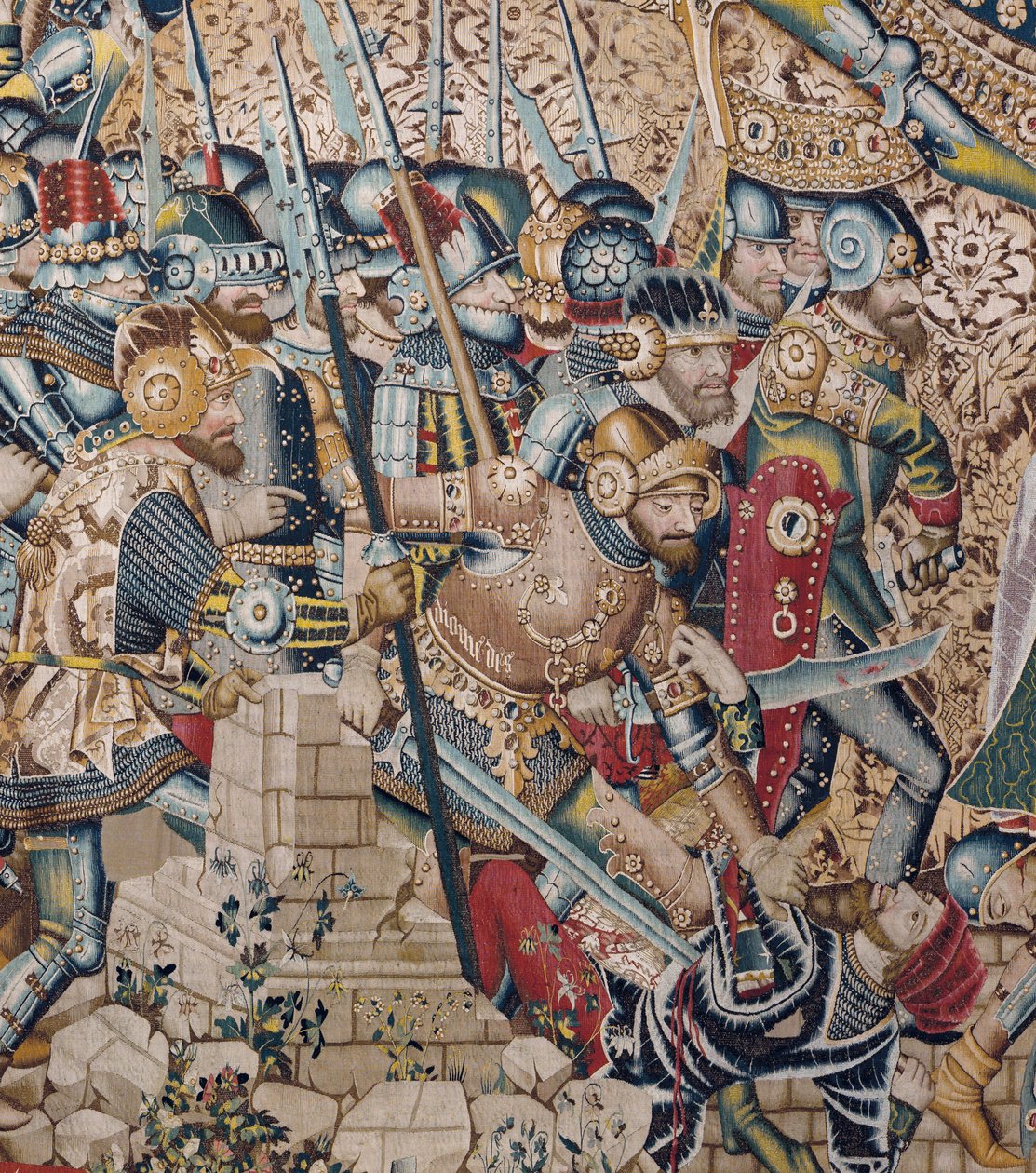 The Trojan War: The Destruction of Troy, C.1470 (Tapestry) af (fl.1450 75) Master of Coetivy