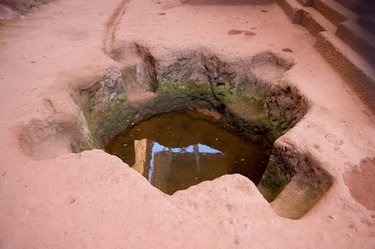 Bet Amanuel Church, Lalibela, Etiopien, Afrika af Unknown