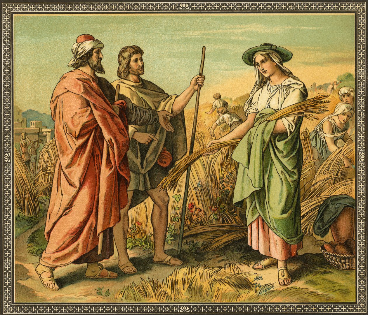 Boaz og Ruth - - Bibelen af Unknown