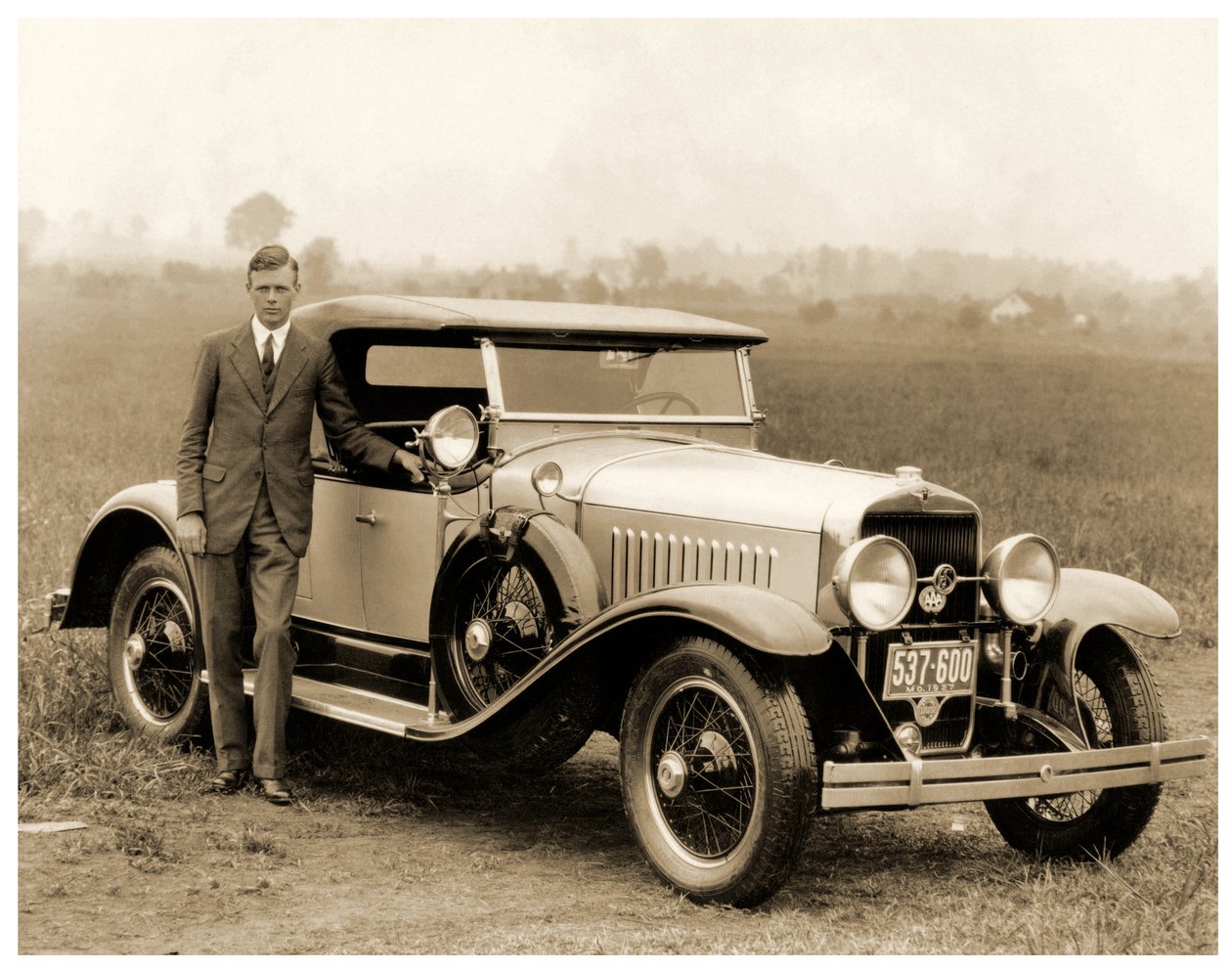 Charles Lindbergh, St. Louis. 1927 af Unknown
