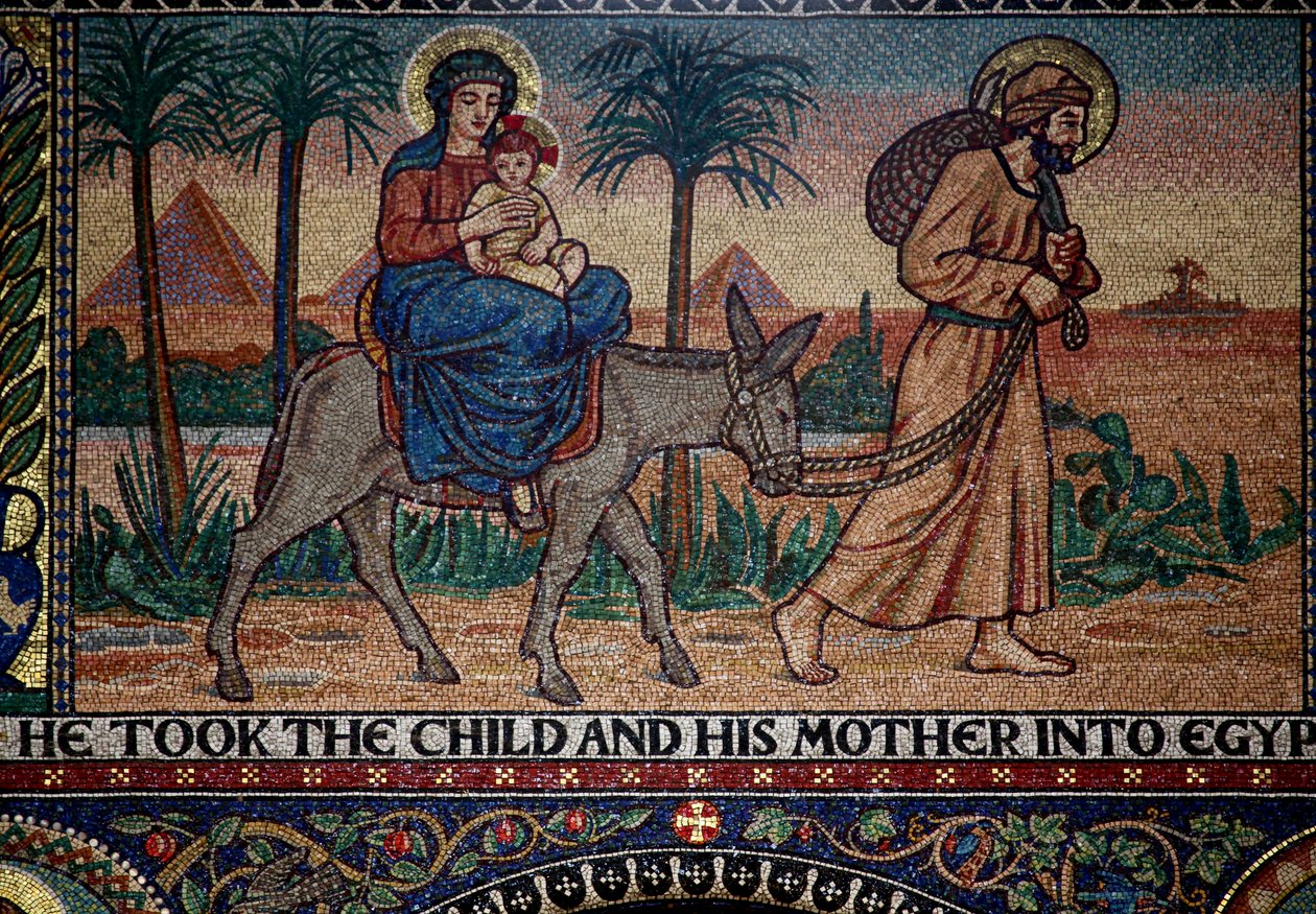 Droitwich, Church of the Sacred Heart og St Catherine: Mosaics af Frank Peacock Gabriel Pippet, 1920
