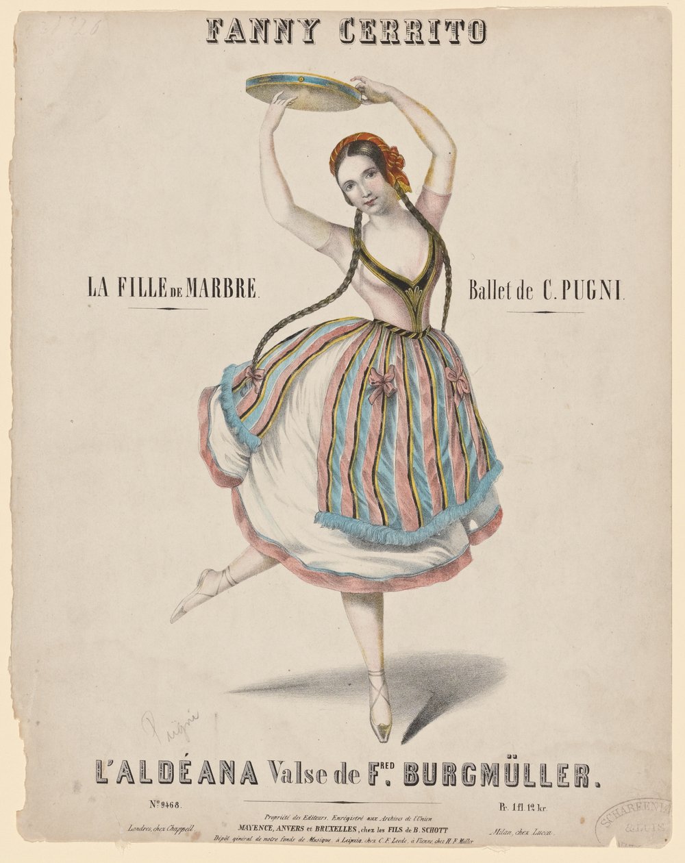 Fanny Cerrito, 1840 af Unknown