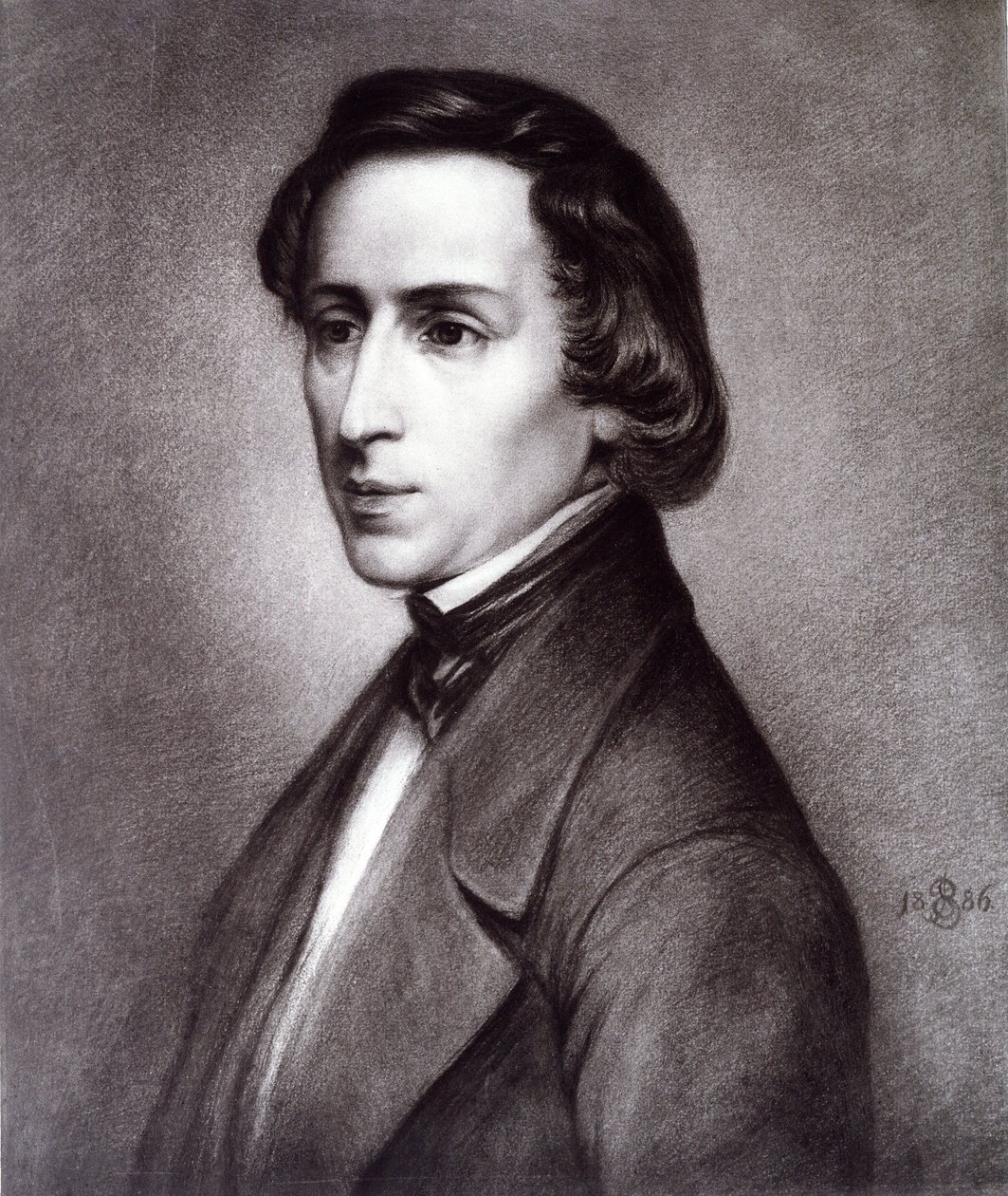 Frederic Chopin portræt, 1886. af Unknown