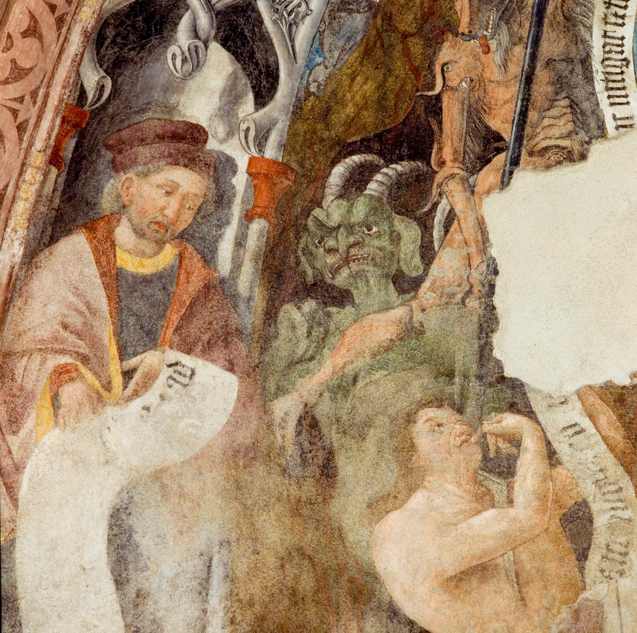 Fresco, Novacella Abby, Bressanone, Trentino Alto Adige, Italien af Unknown