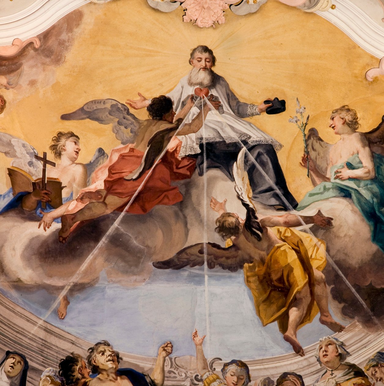 Fresco, Novacella Abby, Bressanone, Trentino Alto Adige, Italien af Unknown