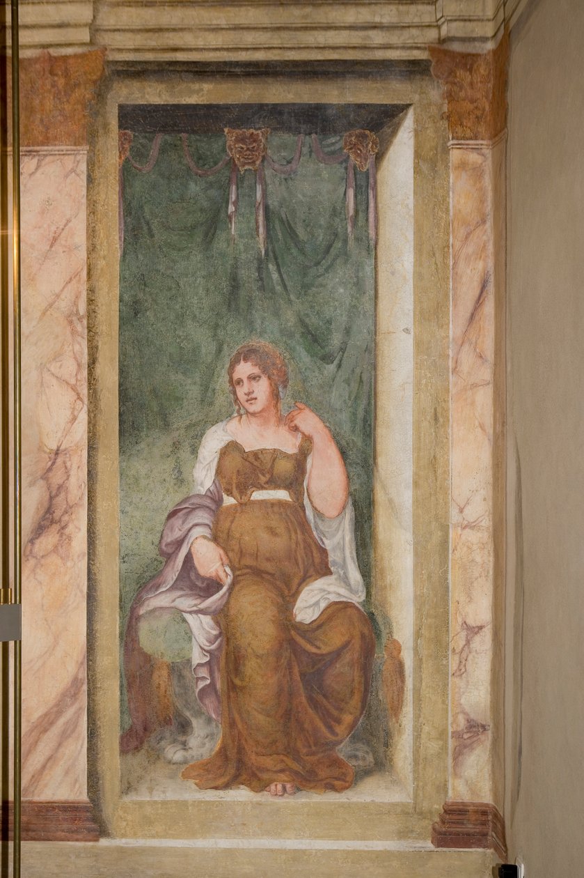 Fresco, Villa dei Vescovi, Luvigliano, Veneto, Italien af Unknown