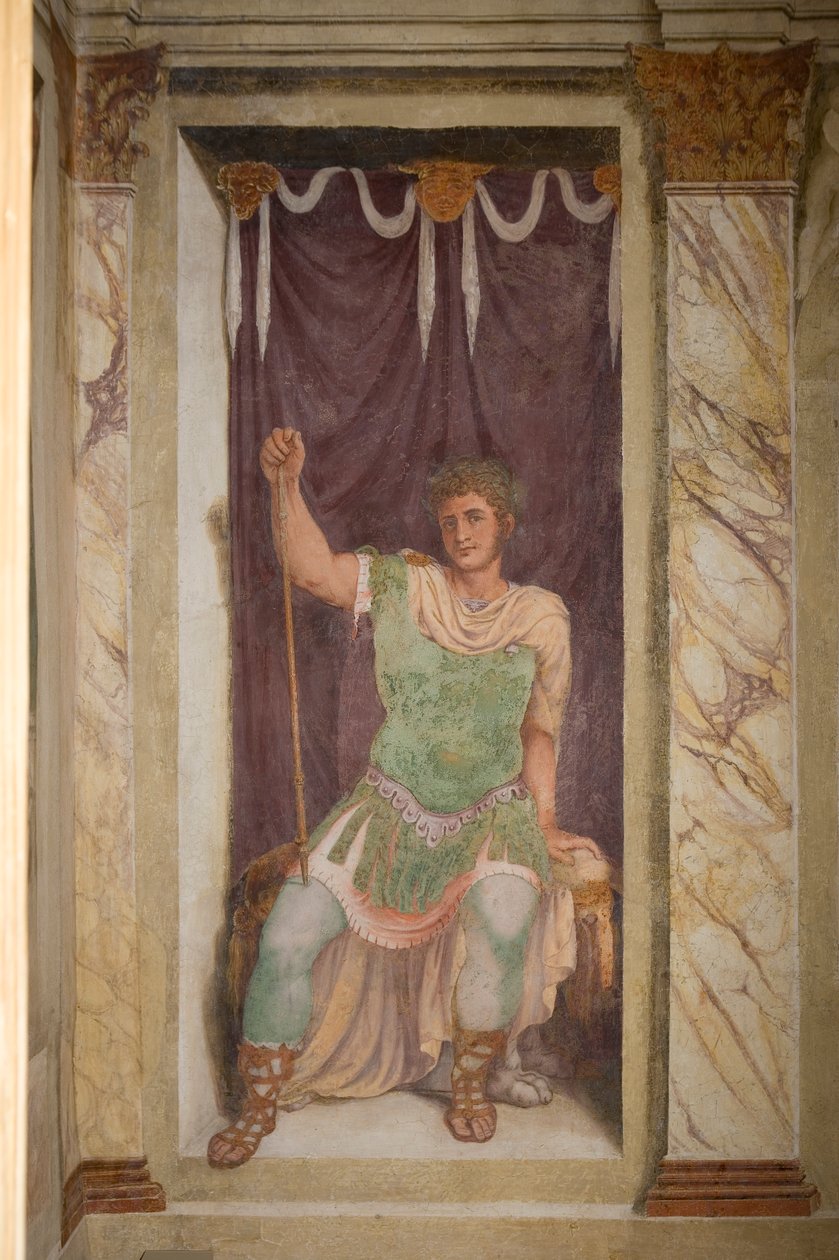 Fresco, Villa dei Vescovi, Luvigliano, Veneto, Italien af Unknown