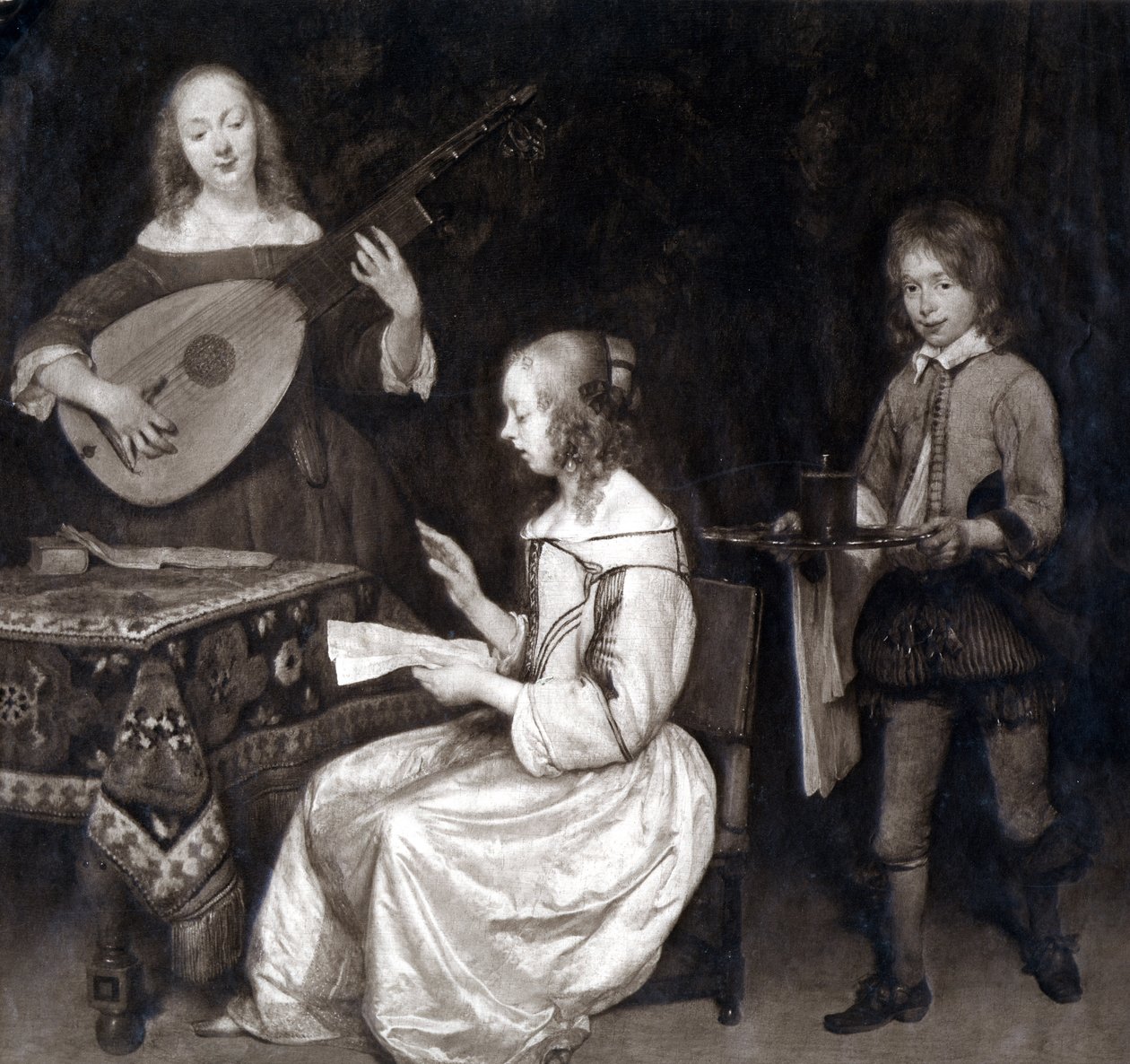 Gerard ter Borch, Musical Scene. af Unknown