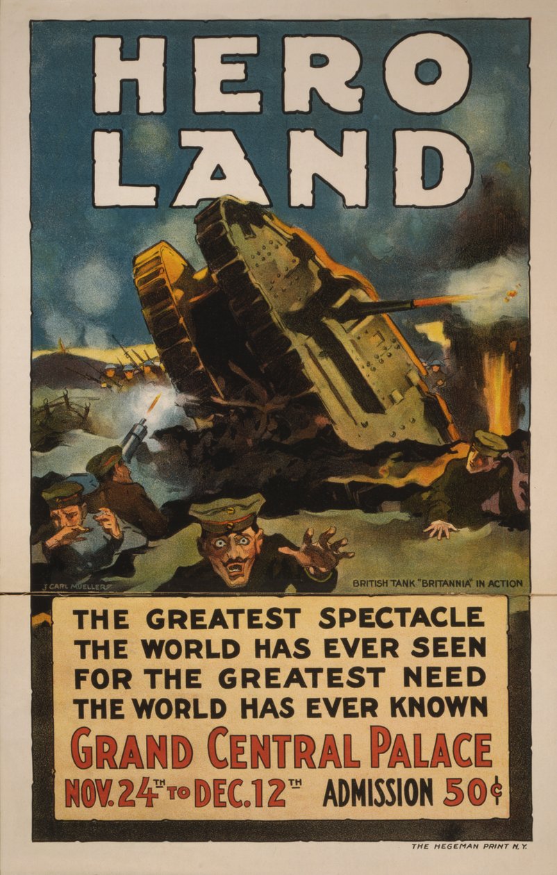 Hero Land plakat af Unknown
