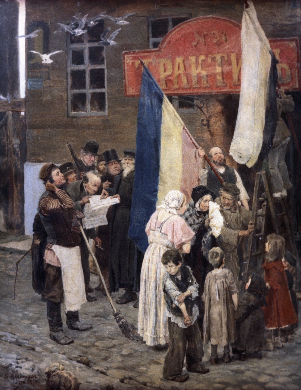 Kars er taget, 1878, Olie på lærred, Maleri af Victor Vasnetsov. af Unknown