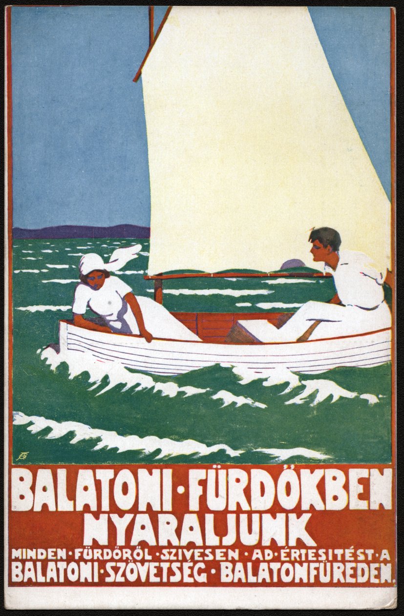 Lac Balaton. Balaton søen. af Unknown