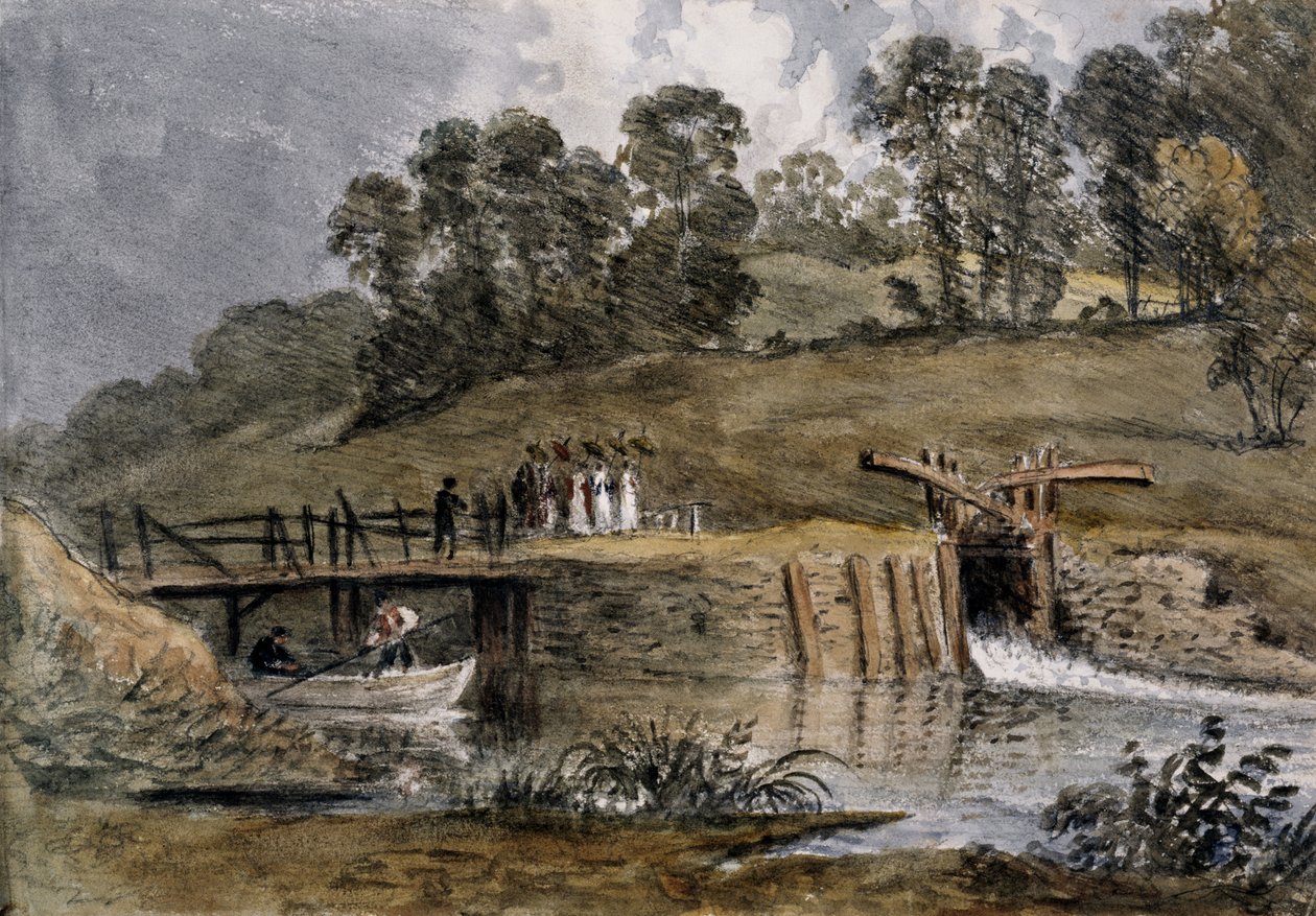 Lås ved Iffley. William Crotch. af Unknown