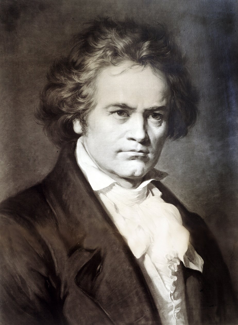 Ludwig van Beethoven, komponist. af Unknown