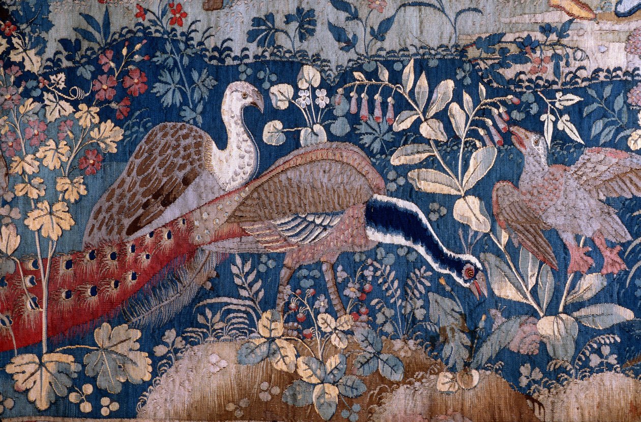 Manche N* 076, Musee de St Lo, “”The Englishment””, Detail gobelin af Unknown