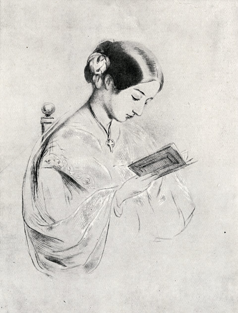 Frøken Florence Nightingale (1820-1910) 1854 af Unknown