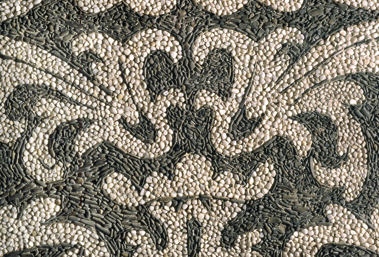 Mosaik og vægdekorationer, Nymphaeum ved Villa Litta Visconti Borromeo Arese, Lainate, Lombardiet, Italien af Unknown