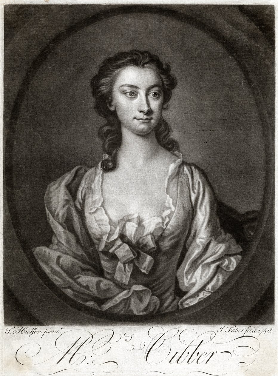 Fru Cibber (Susanna Maria), 1746. af Unknown