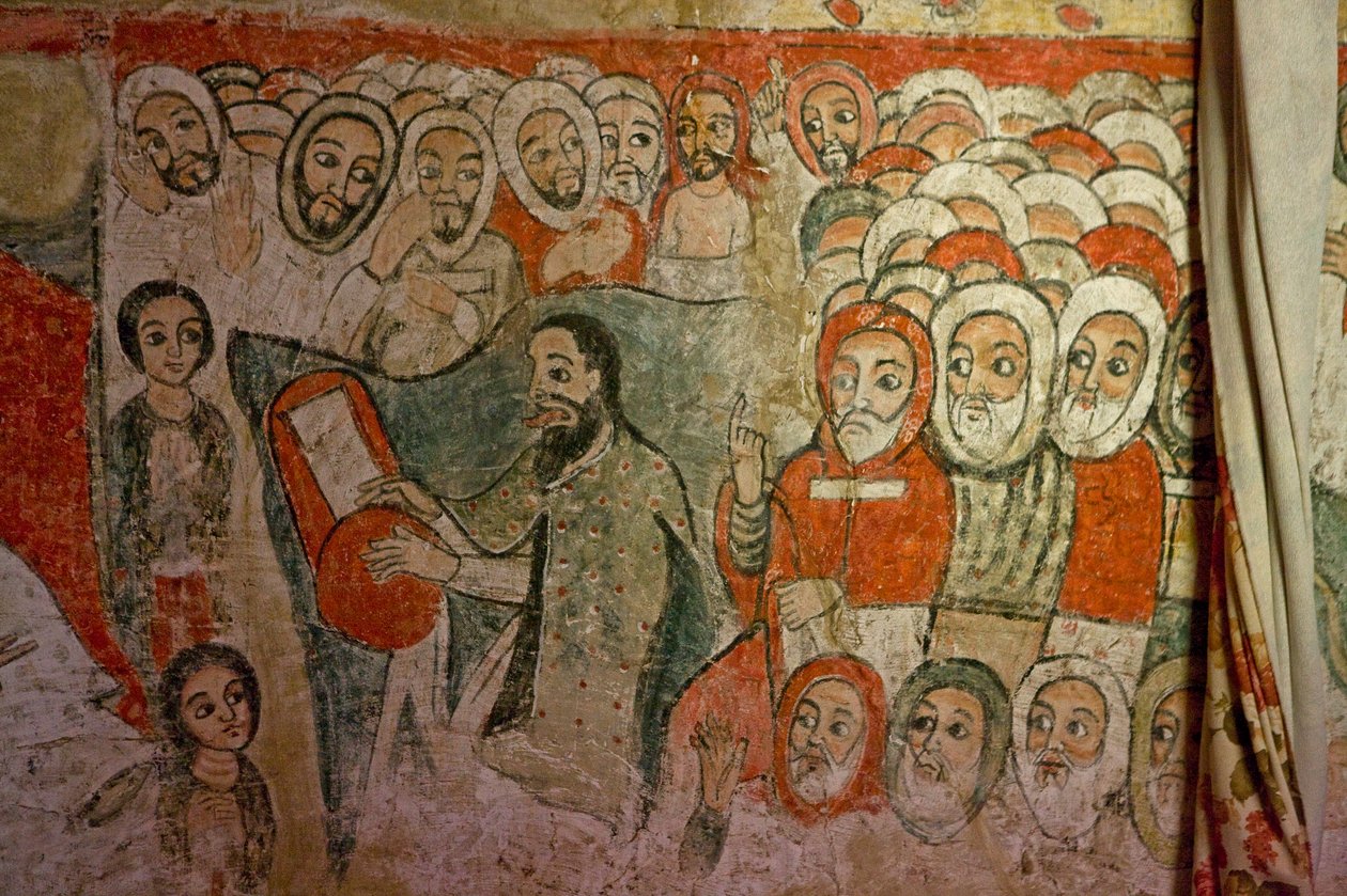 Narga Selassie Christian Church, Island of Dek, Tanasøen, Gondar-regionen, Etiopien, Afrika af Unknown