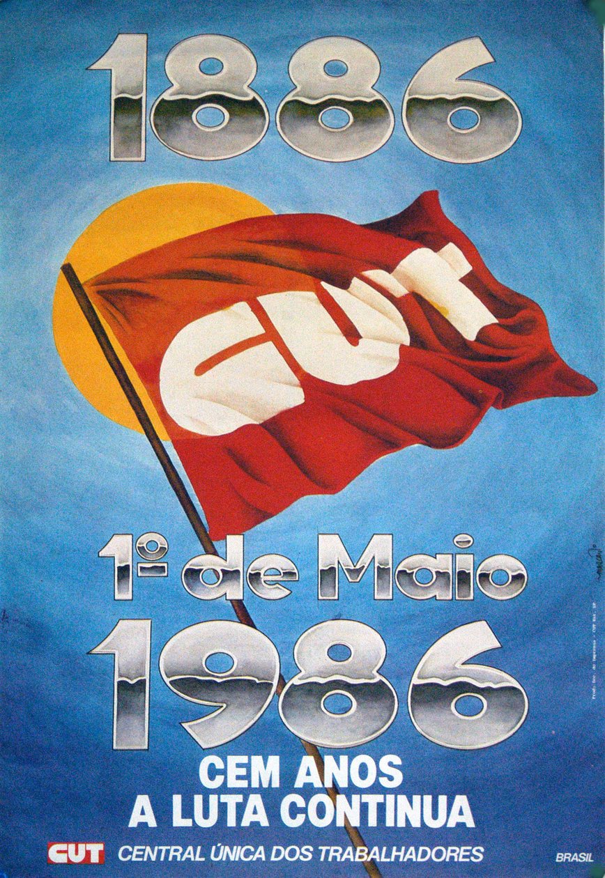 Portugisisk plakat for 1. maj af Unknown