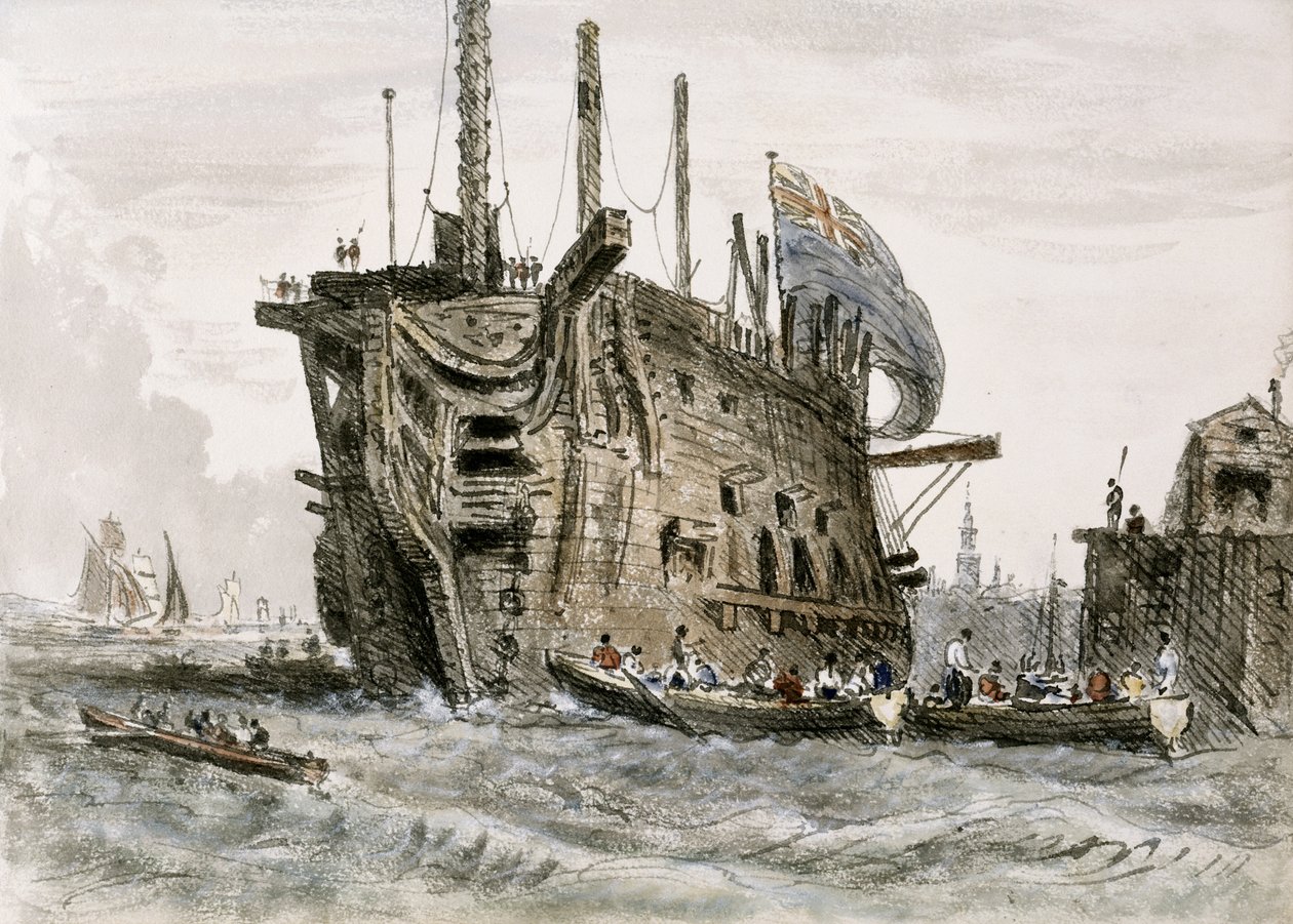 Prison Ship - af William Crotch af Unknown