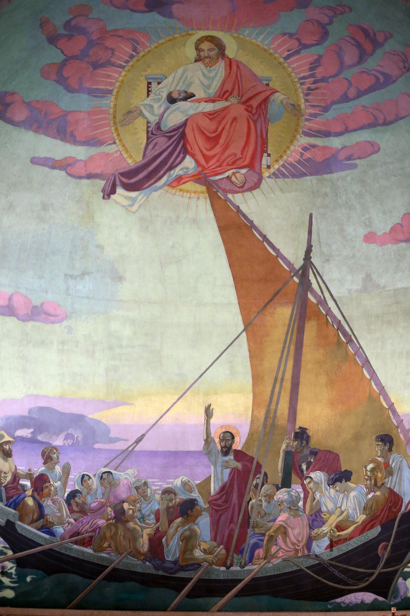 Saint Paul kirke, Saint Pauls liv, Maleri af Maurice Denis, Genève, Schweiz, af Unknown
