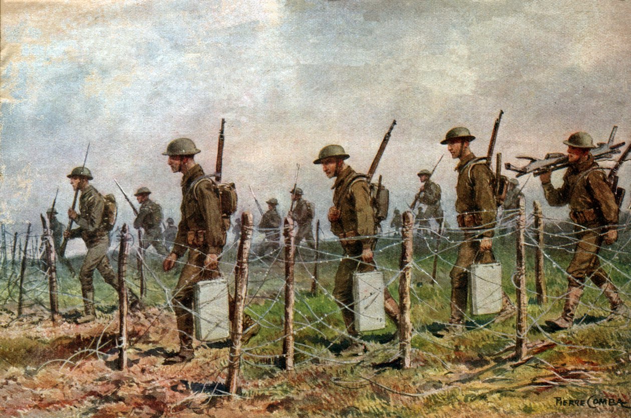 Amerikanske soldater, 1917. Amerikanske soldater, 1917. af Unknown