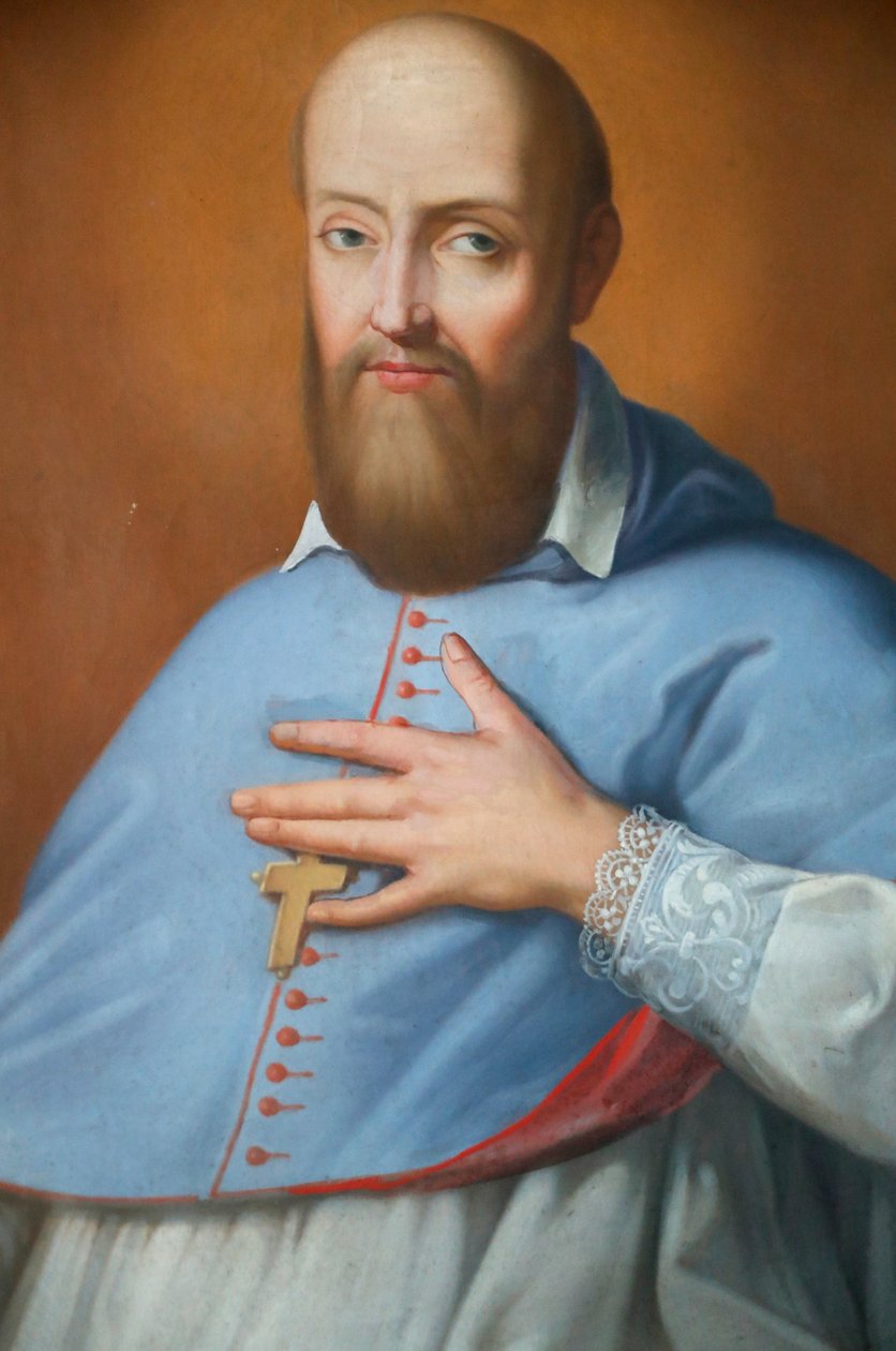 St Francis de Sales, Maleri, Visitationsklosteret, Marclaz, Frankrig af Unknown