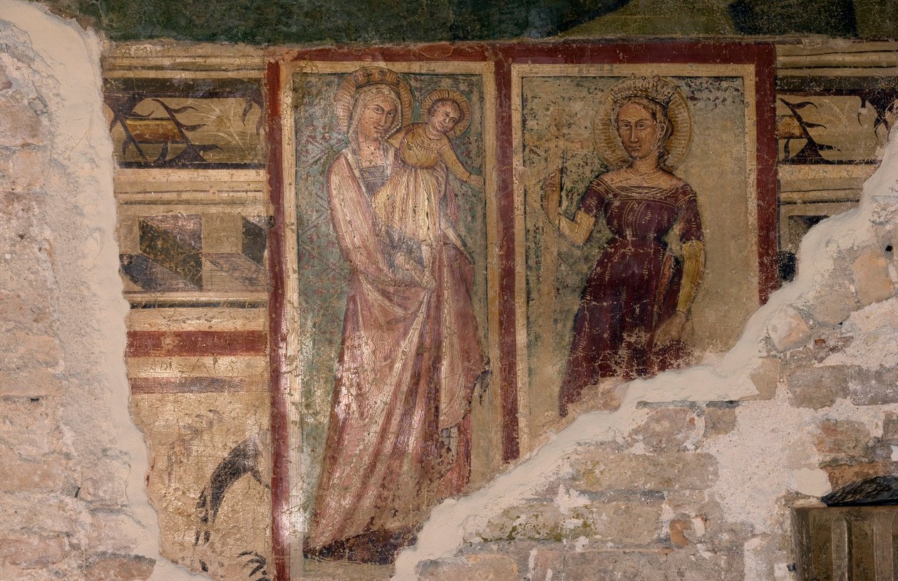 St. Maria i klaverkirken, Loreto Aprutino, Abruzzo, Italien, af Unknown