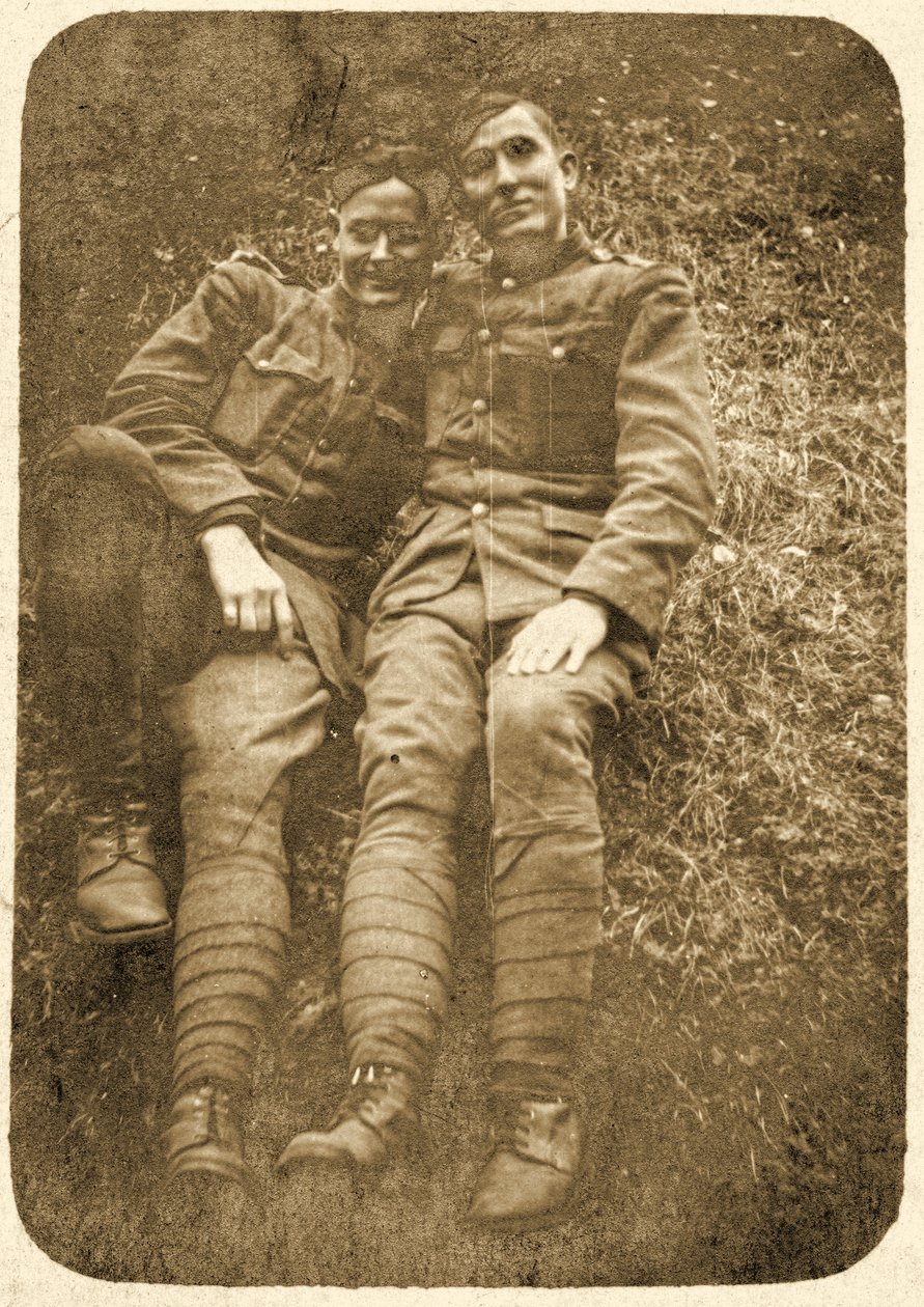 WW1 amerikanske soldater ca. 1914 af Unknown