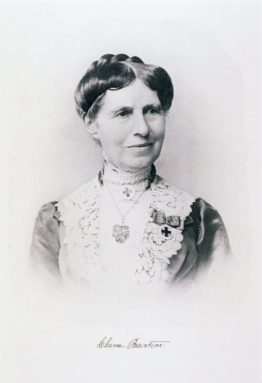 Portræt af Clara Barton (1821-1912) af American Photographer