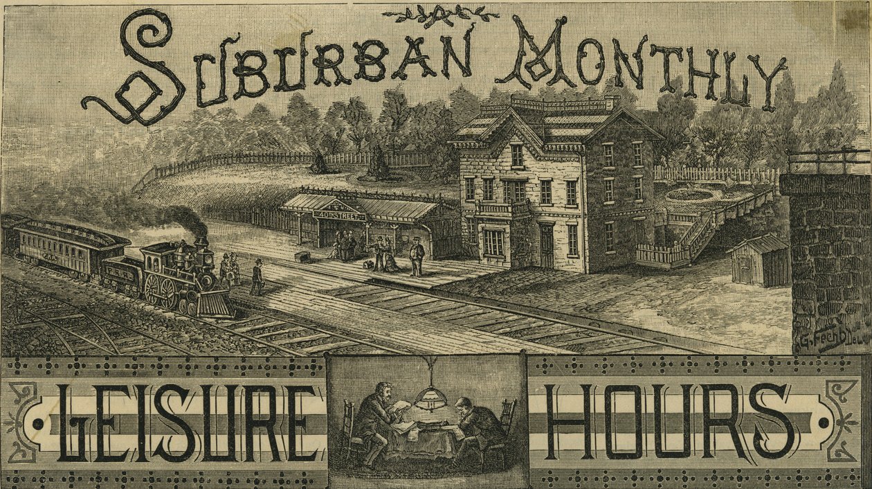 40th Street Station, Penna, jernbanestrækning, USA, 1886 af American School