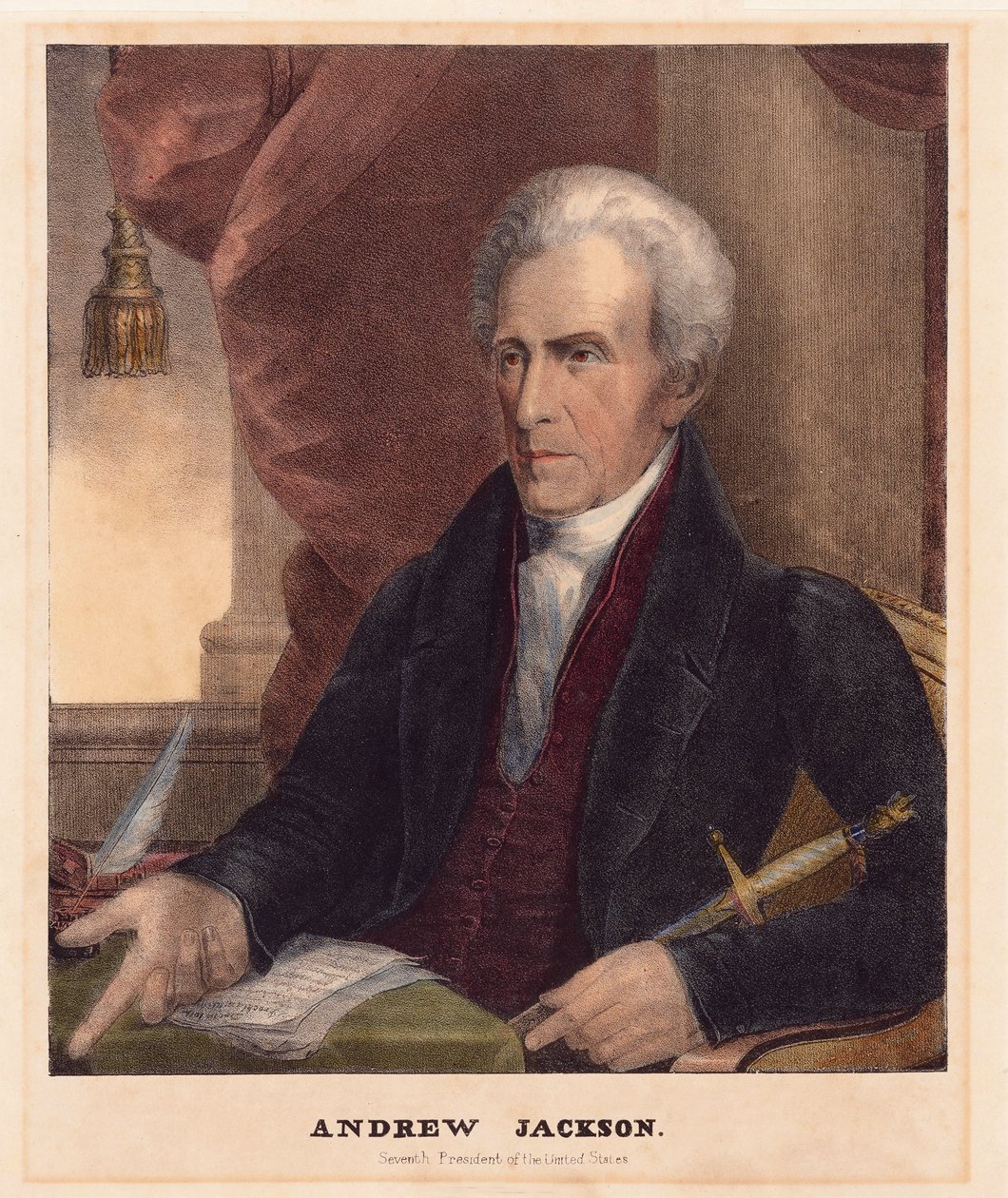 Andrew Jackson, pub. 1842 af American School