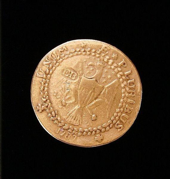 Brasher Doubloon, New York, 1787 (guld) (se også 343636) af American School
