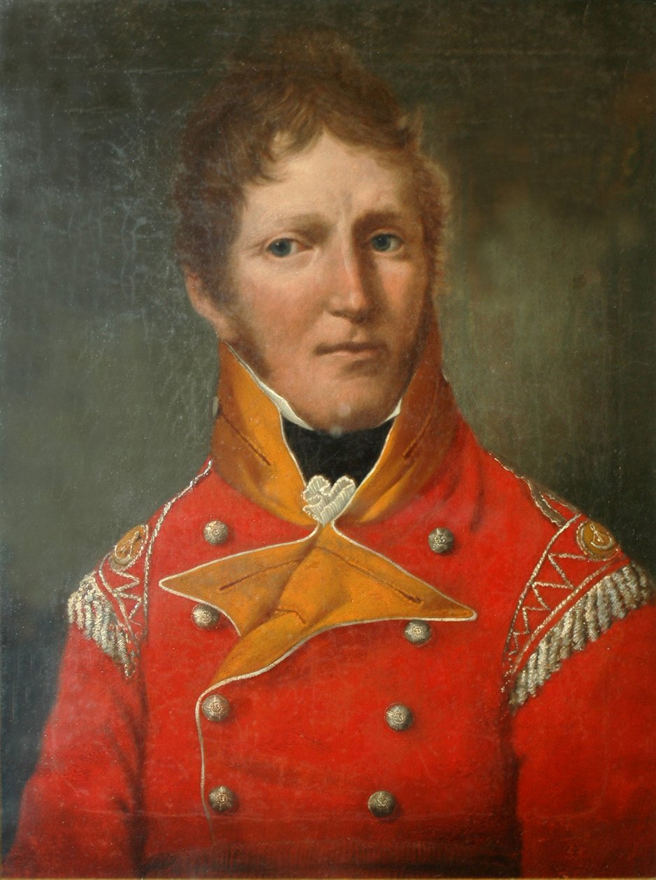 Kaptajn Alexander Shaw, Let Infantry Company fra 35. Fodregiment, ca. 1803 af American School