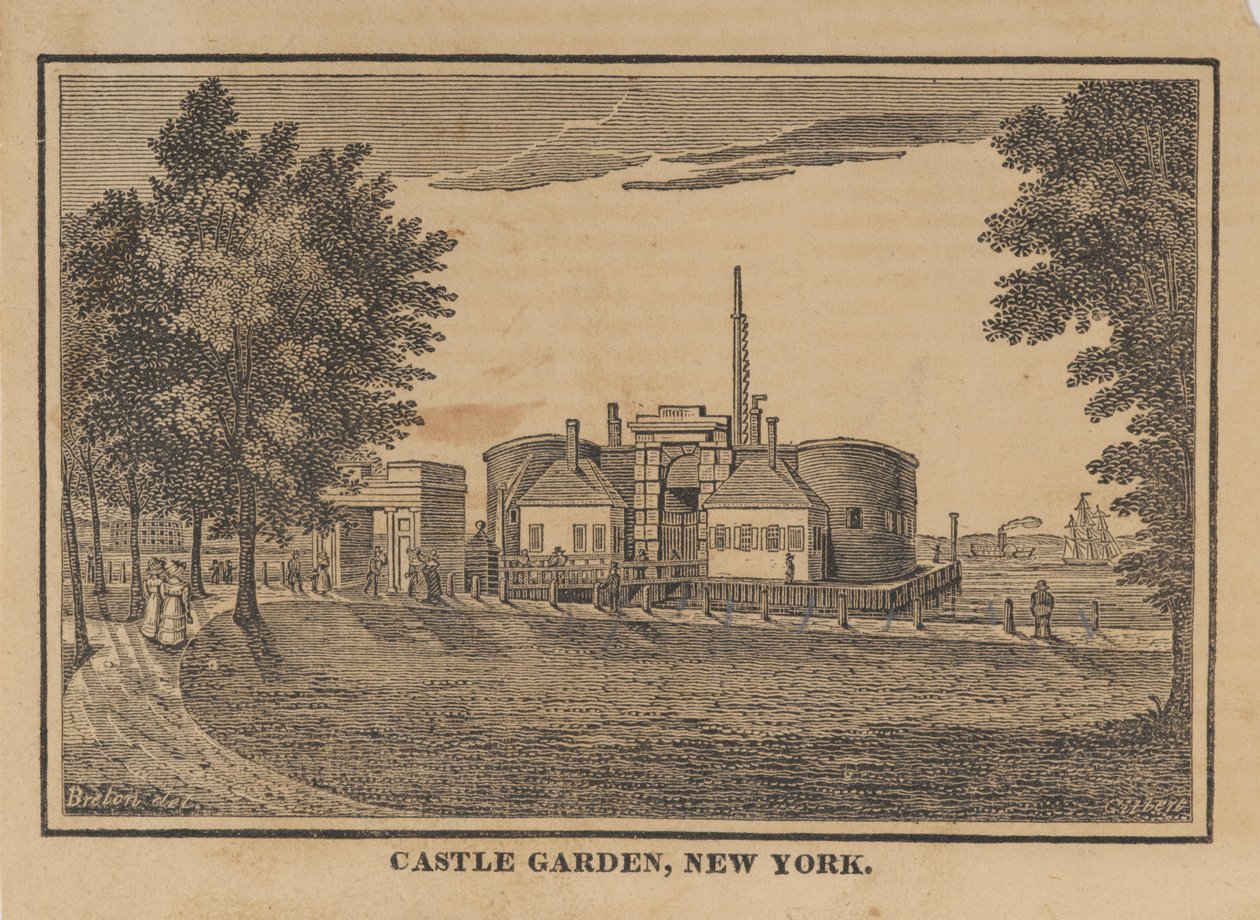 Castle Garden, New York af American School