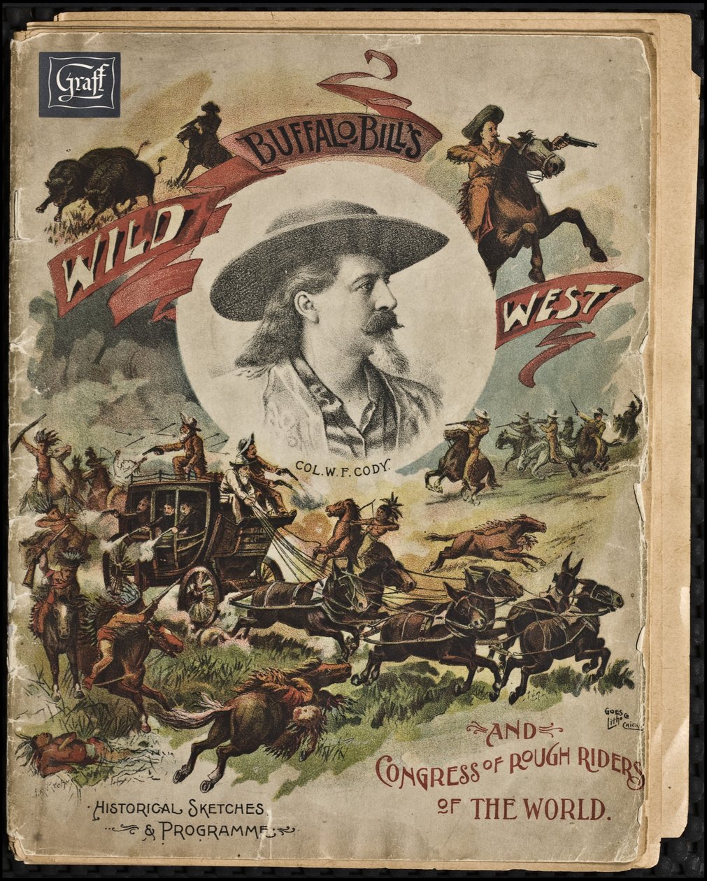 Codys Wild West Show, 1893 af American School