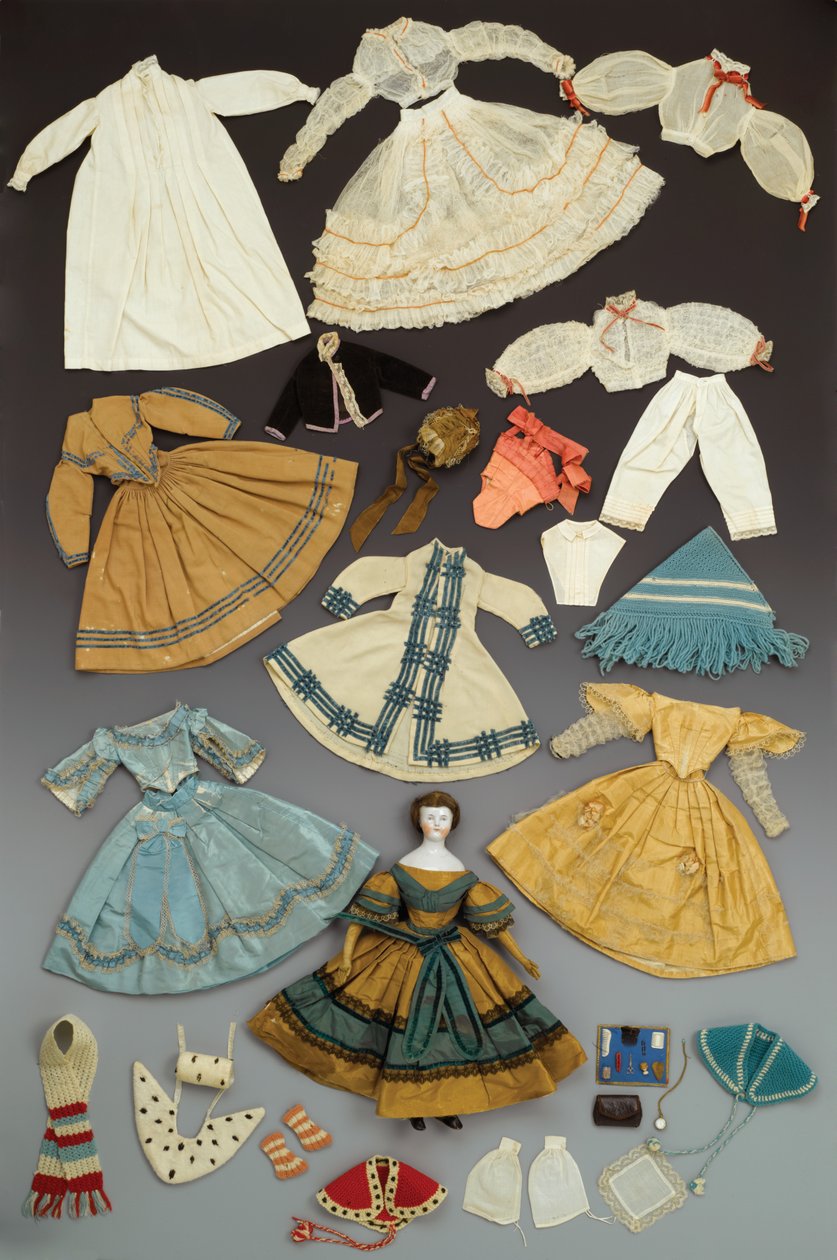Dukke og garderobeskab, Sanitetsmesse, 1864 af American School