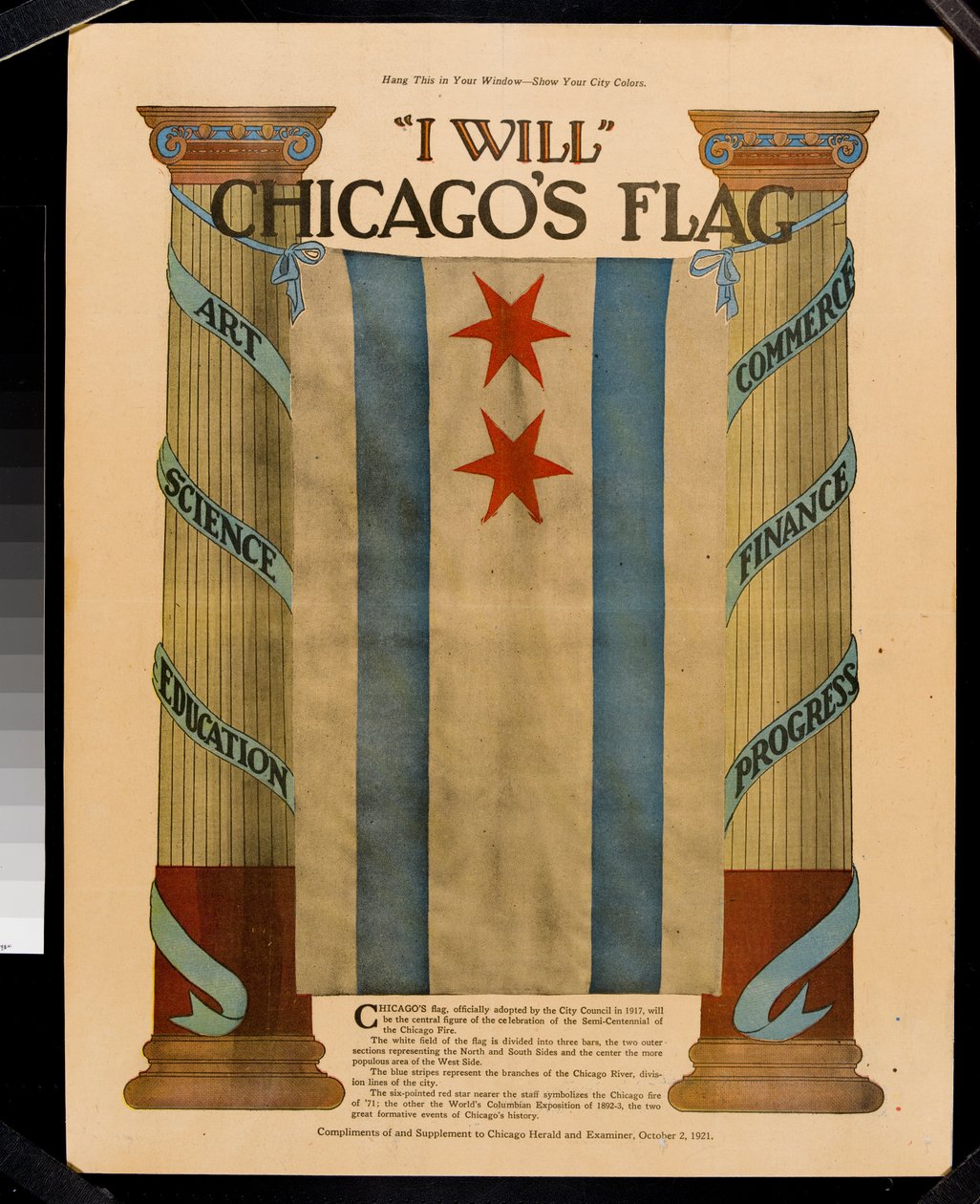 Flying the Flag, supplement til Chicago Herald and Examiner, 2. oktober 1921 af American School