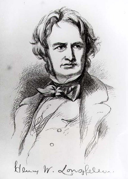 Henry Wadsworth Longfellow (1807-82) af American School