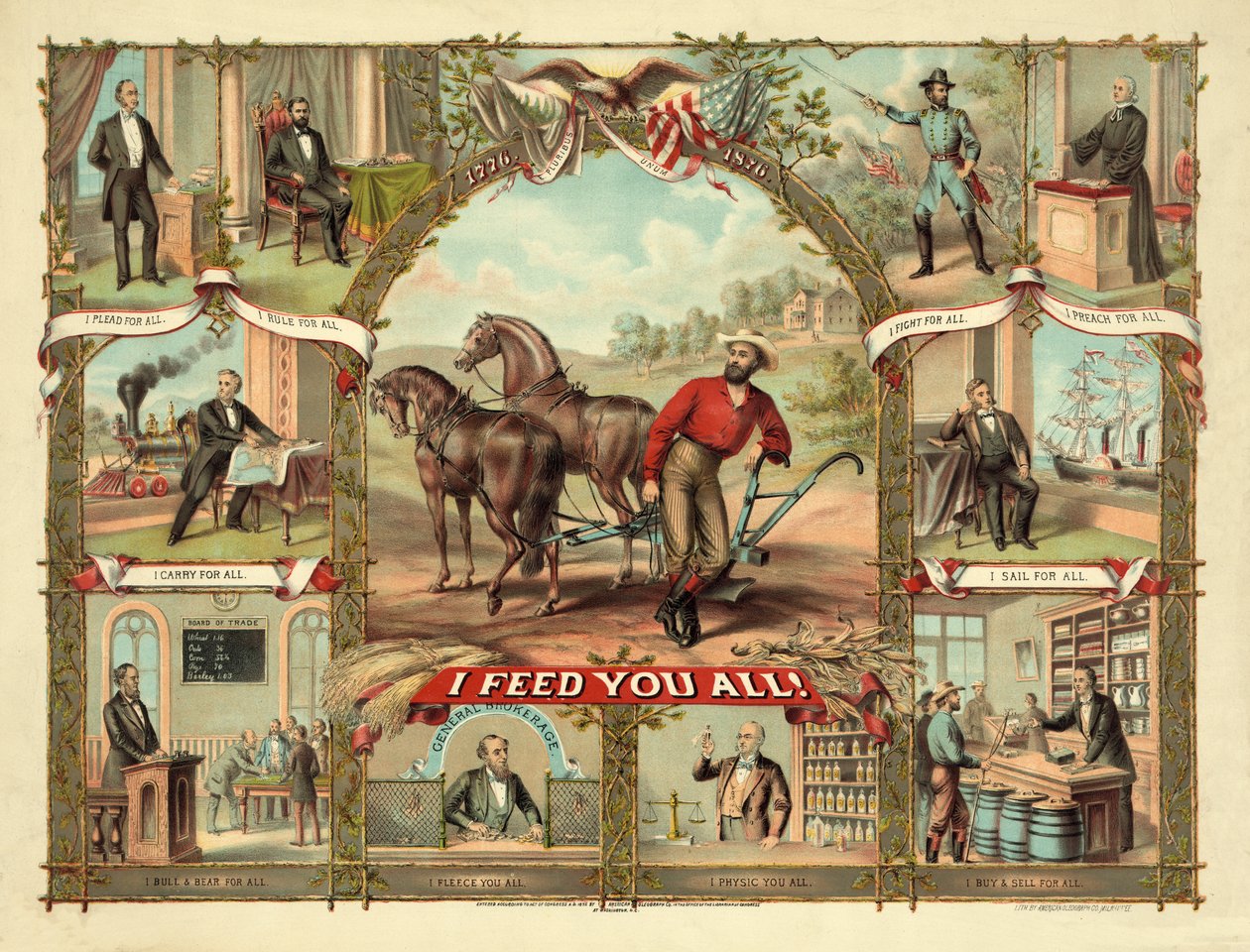 I Feed You All!, udgivet ca. 1875 af American School