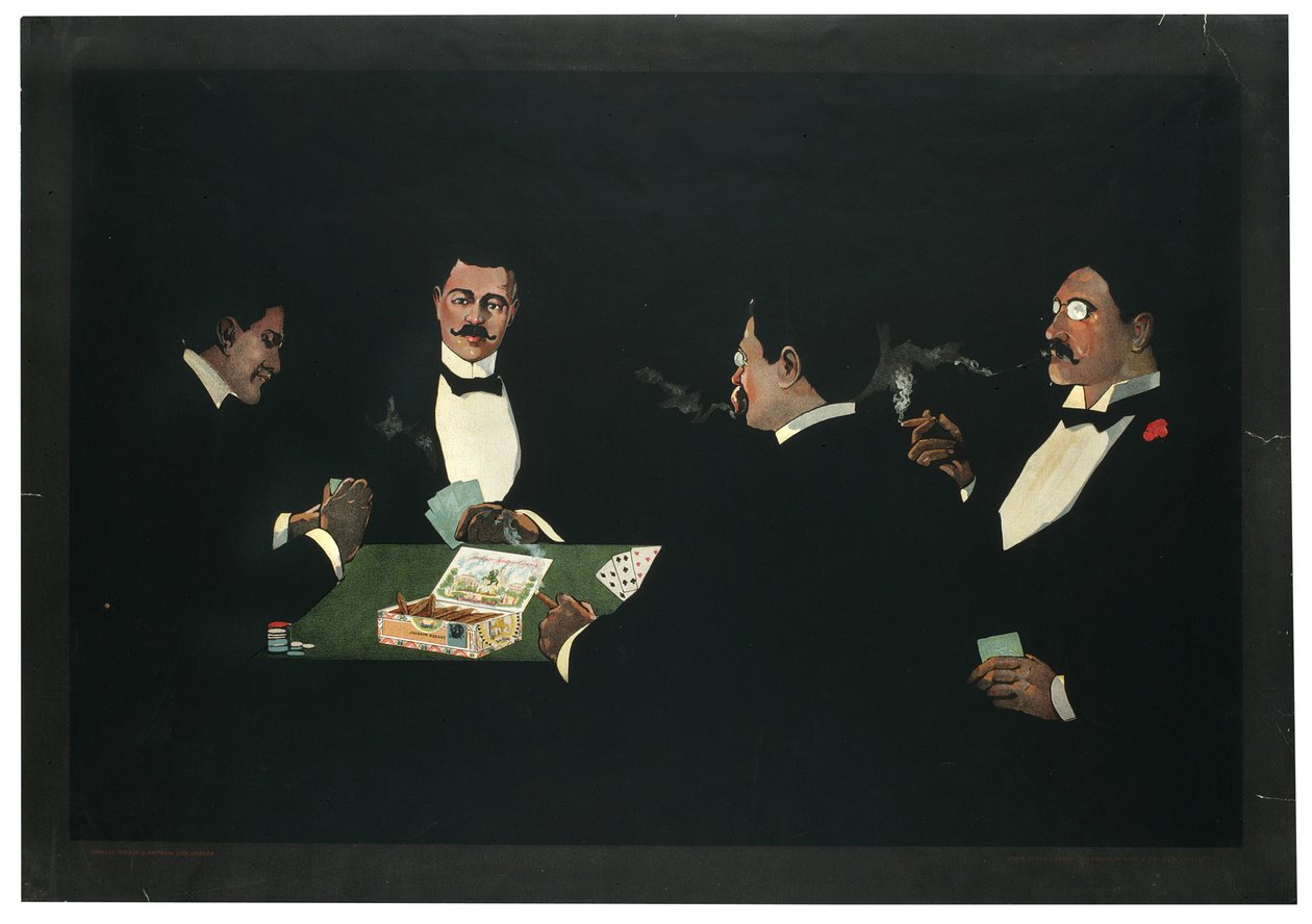 Jackson Square Cigars, reklame, 1899 af American School