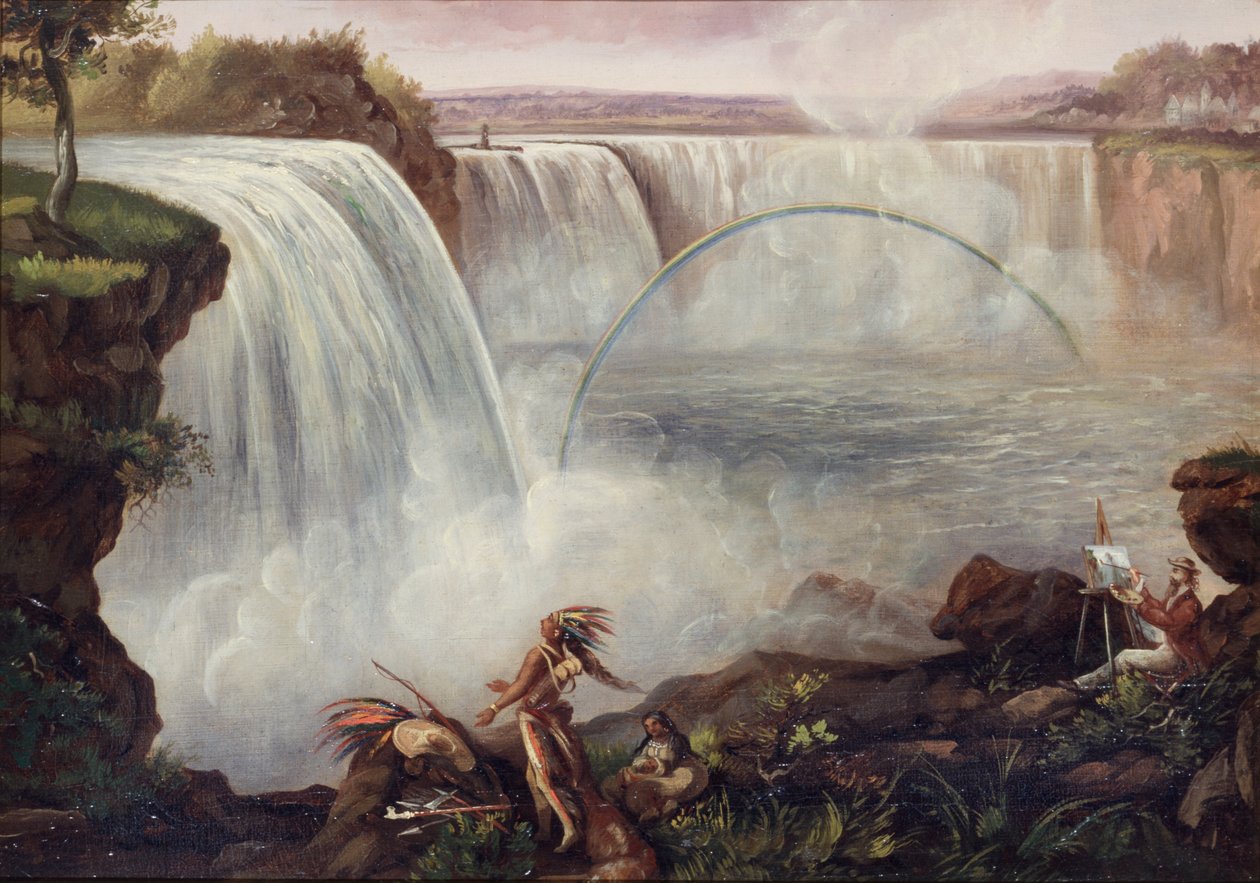 Niagara Falls, ca. 1840-50 af American School