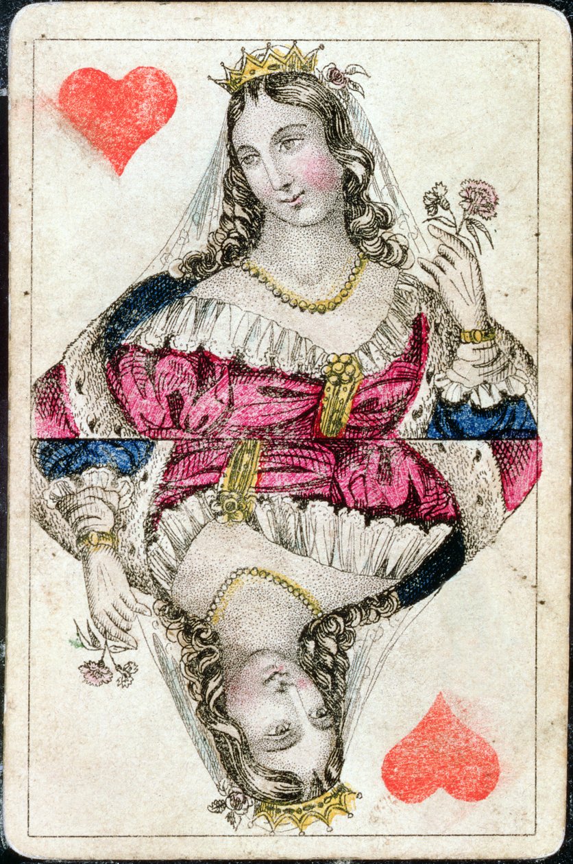 Spillekort: Queen of Hearts af American School
