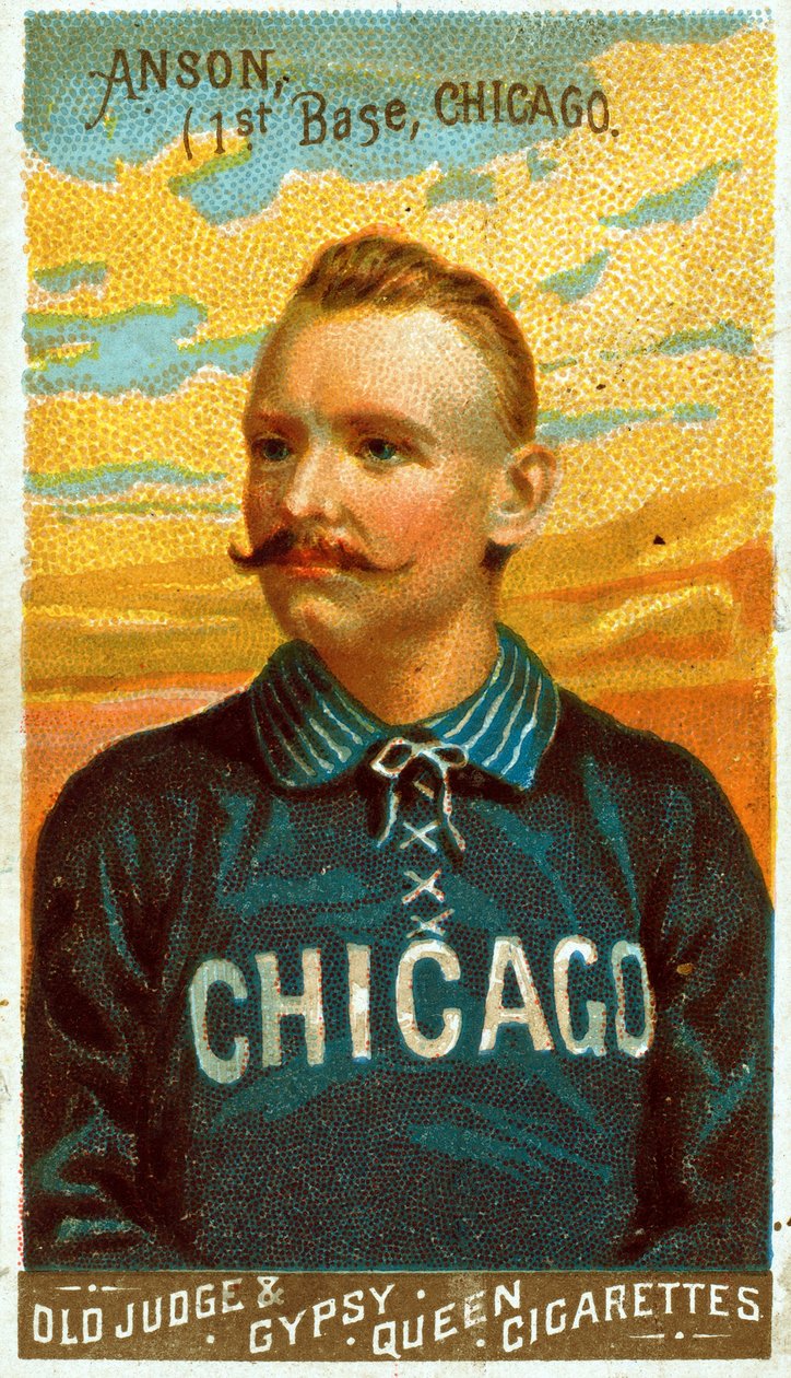 Portræt af Cap Anson, 1887 af American School