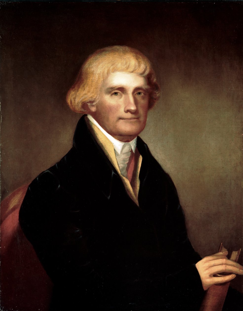 Portræt af Thomas Jefferson, ca. 1815-25 af American School