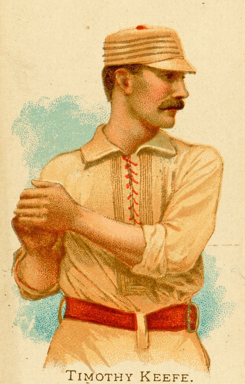 Portræt af Timothy Keefe, 1887 af American School