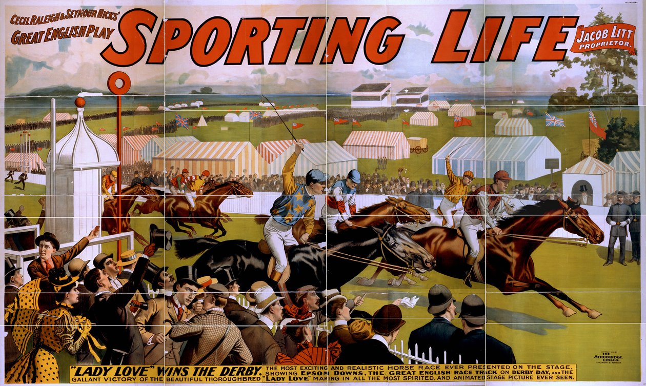 Sporting Life-plakat, 1898 af American School